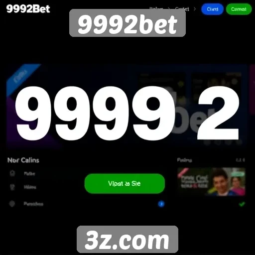 Experiência do usuário no site 9992bet