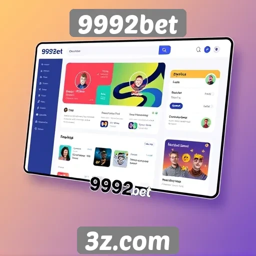 Interface e experiência do usuário no 9992bet